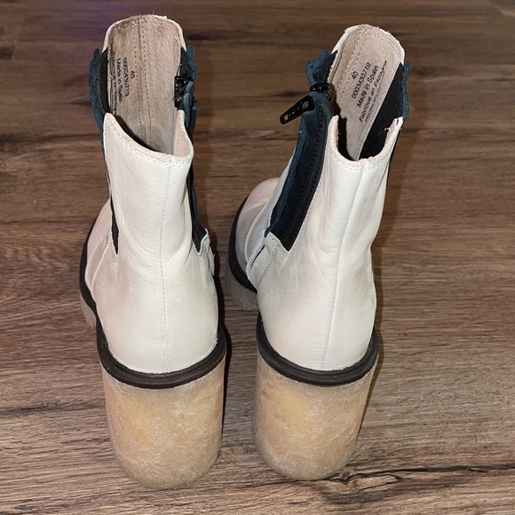 FREE PEOPLE James Chelsea Boots size 40 off white - Picture 2 of 10